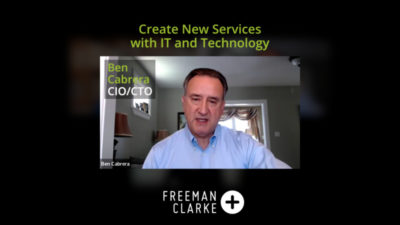 Create New Services with IT and Technology