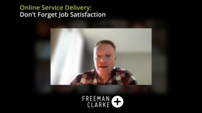 Online Service Delivery: Don’t forget job satisfaction